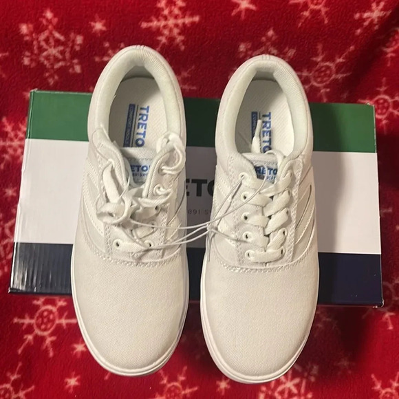 Tretorn Sneakers Chelsea  Canvas Memory Foam Size 10 - Picture 9 of 11